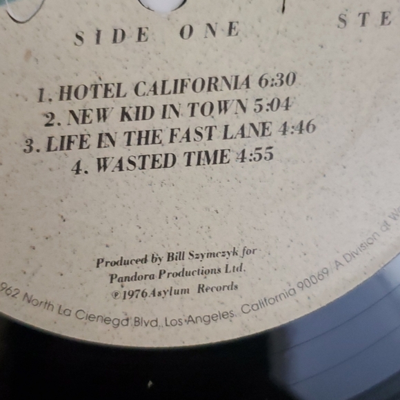 THE EAGLES 1976 Original Hote California Vinyl! - Picture 10 of 10